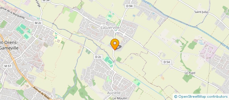 localisation de l'entreprise SCI LES GREZES  LAUZERVILLE