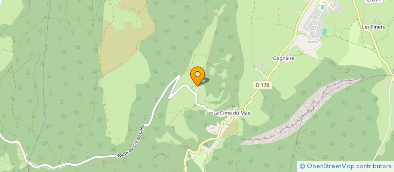 localisation de l'entreprise SCI LES GRIFFES à LA CHAPELLE-EN-VERCORS