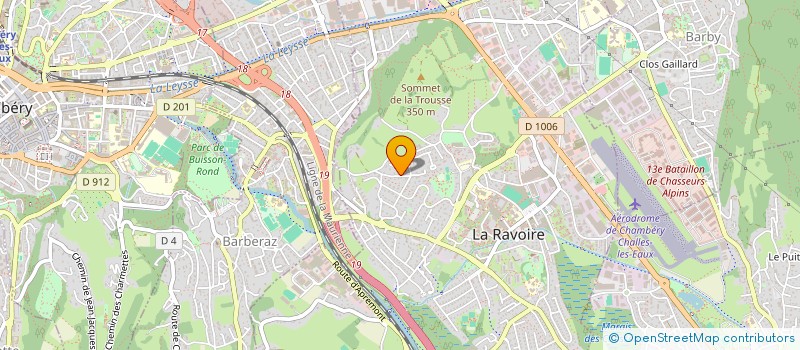 localisation de l'entreprise SCI LES GRILLETTES  LA RAVOIRE