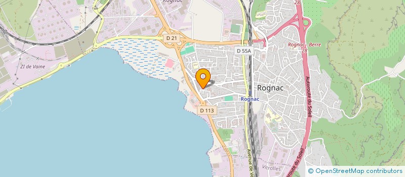 localisation de l'entreprise SCI LES GRILLONS  ROGNAC