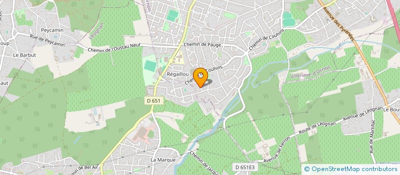 localisation de l'entreprise SCI LES GRILLONS à VILLENAVE-D'ORNON