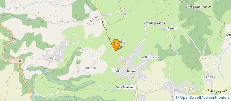 localisation de l'entreprise SCI LES GRILLONS  CHOISY