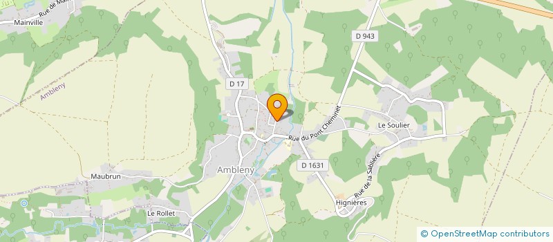 localisation de l'entreprise SCI LES GRILLONS à AMBLENY