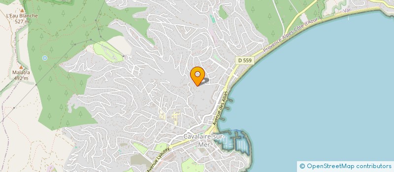 localisation de l'entreprise SCI LES GRILLONS à CAVALAIRE-SUR-MER