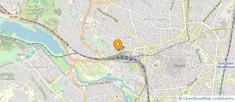 localisation de l'entreprise SCI LES GRIMALDINES à DIJON