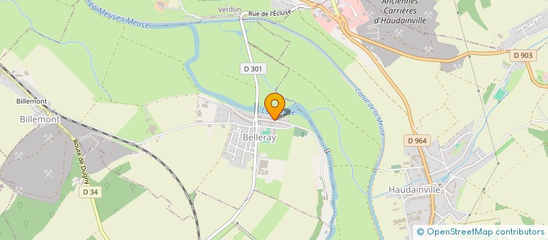 localisation de l'entreprise SCI LES GRIOLLES à BETHELAINVILLE
