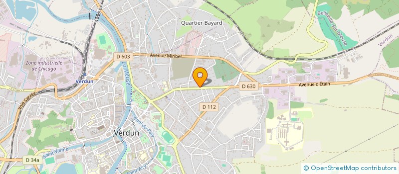 localisation de l'entreprise SCI LES GRISONS à VERDUN