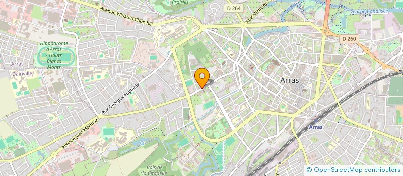 localisation de l'entreprise SCI LES GROSEILLIERS  ARRAS