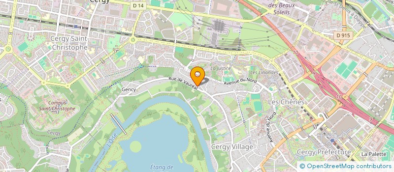 localisation de l'entreprise SCI LES GROTTES  CERGY