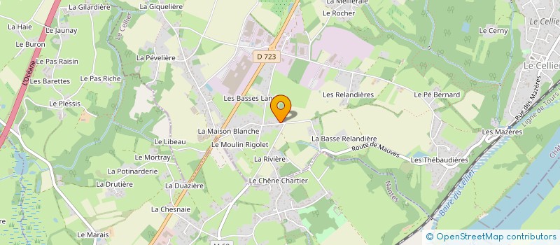 localisation de l'entreprise SCI LES GROTTES  LE CELLIER