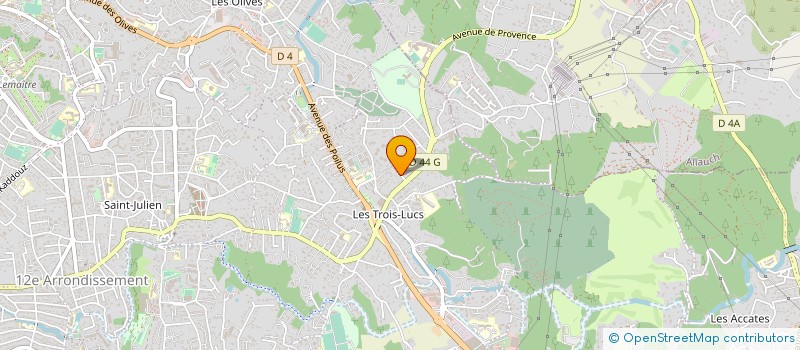 localisation de l'entreprise SCI LES GROULLES 1 à MARSEILLE