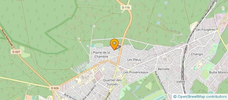 localisation de l'entreprise SCI LES GRUINS à FONTAINEBLEAU
