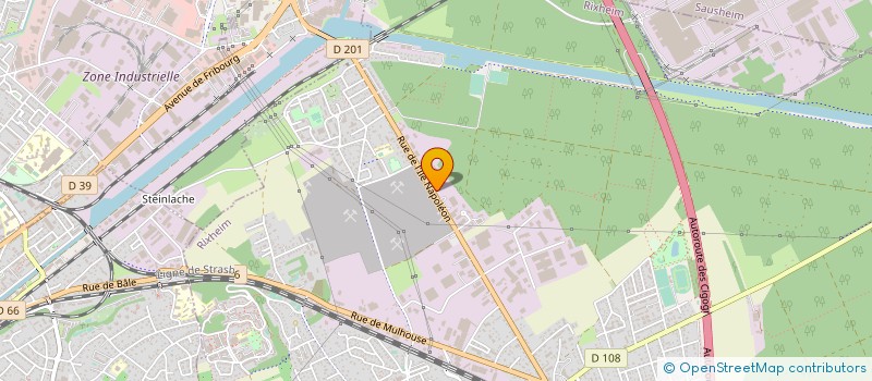 localisation de l'entreprise SCI LES GUEMMOUR  RIXHEIM