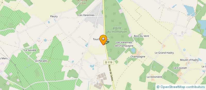 localisation de l'entreprise SCI LES GUERNAZELLES  SOINGS-EN-SOLOGNE