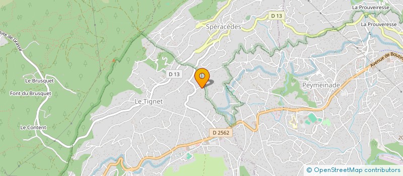 localisation de l'entreprise SCI LES GUICHARDS à LE TIGNET
