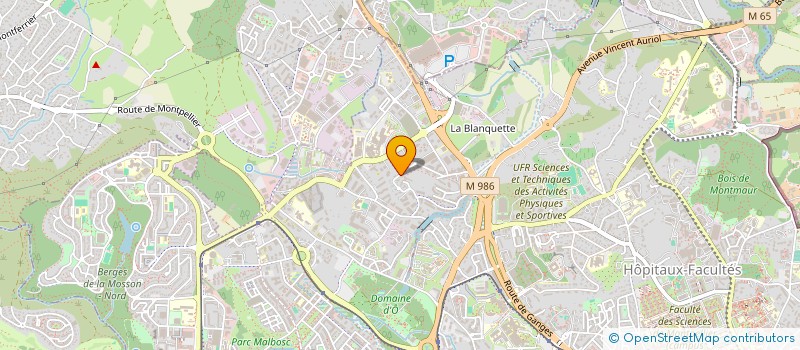 localisation de l'entreprise SCI LES GUILHEMS à MONTPELLIER
