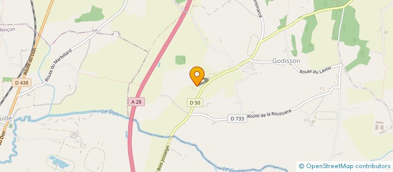 localisation de l'entreprise SCI LES GUIMBAIS à GODISSON