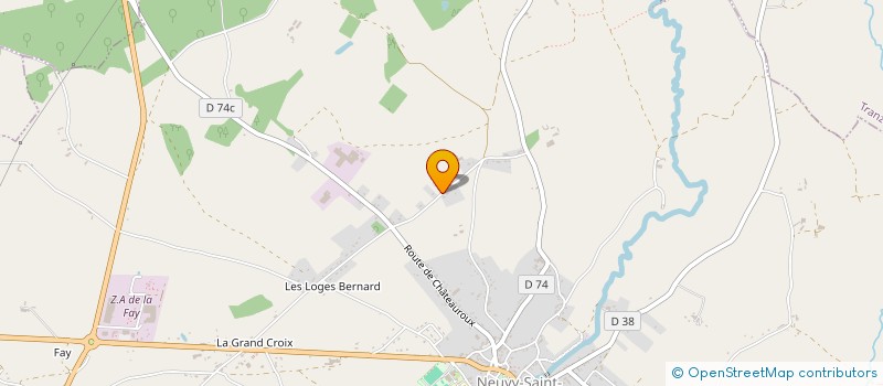 localisation de l'entreprise SCI LES GUIZETTES à NEUVY-SAINT-SEPULCHRE