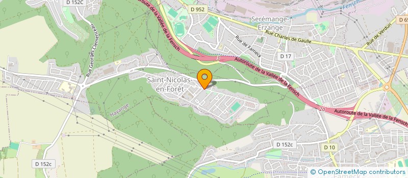 localisation de l'entreprise SCI LES GWENANS  HAYANGE