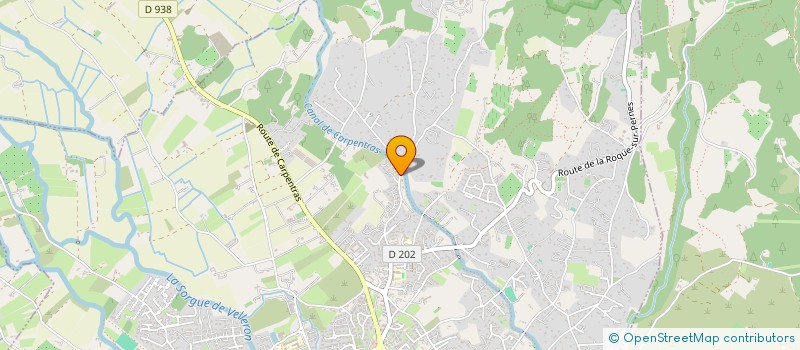 localisation de l'entreprise SCI LES GYPIERES DE LA COLLINE  L'ISLE-SUR-LA-SORGUE