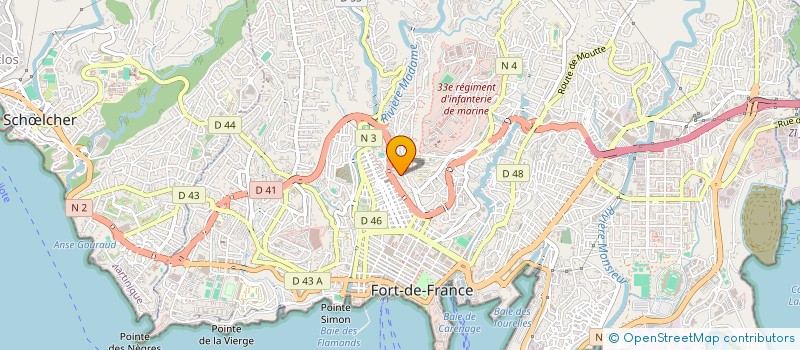 localisation de l'entreprise SCI LES H.DES FOURNEAUX à FORT-DE-FRANCE