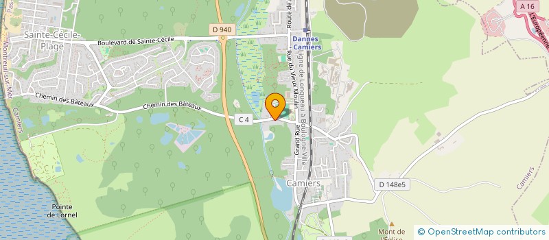 localisation de l'entreprise SCI LES H2O  CAMIERS