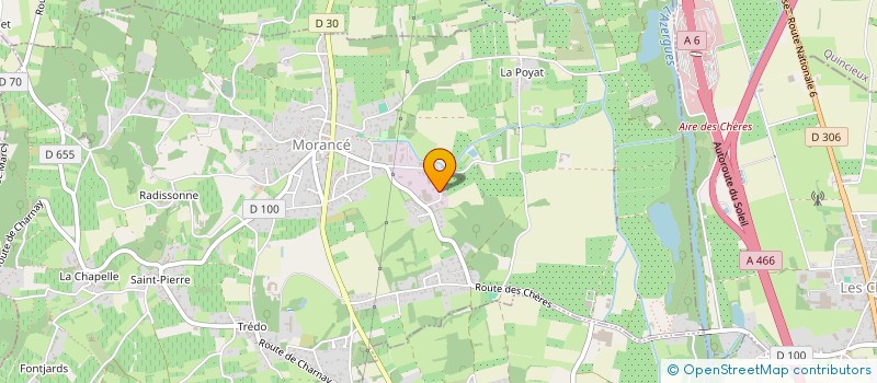 localisation de l'entreprise SCI LES HAIES  MORANCE