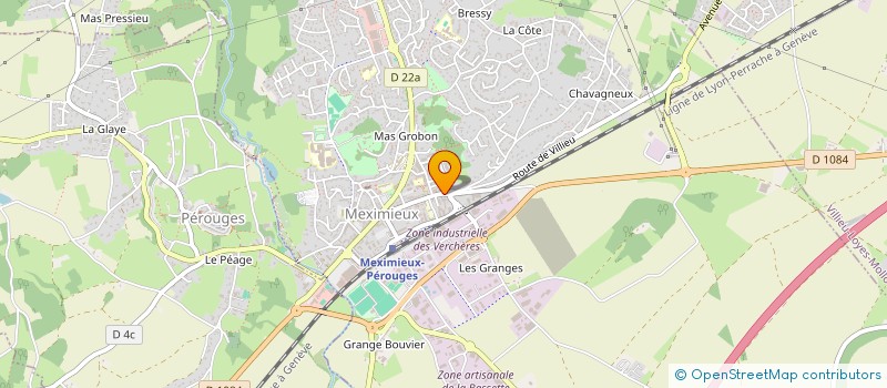 localisation de l'entreprise SCI LES HAIES à MEXIMIEUX