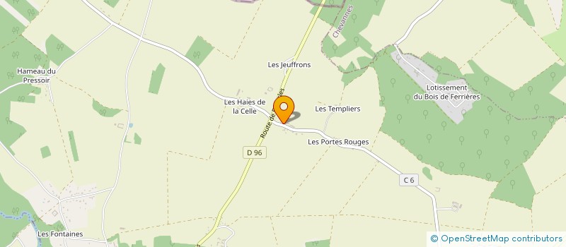 localisation de l'entreprise SCI LES HAIES DE LA CELLE à FERRIERES-EN-GATINAIS