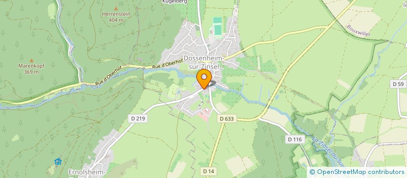 localisation de l'entreprise SCI LES HAIES DU MOULIN  DOSSENHEIM-SUR-ZINSEL