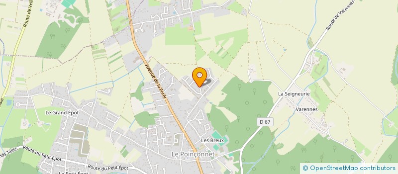localisation de l'entreprise SCI LES HAIES FLEURIES à LE POINCONNET