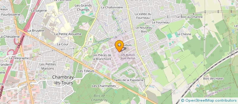 localisation de l'entreprise SCI LES HAIES VIVES  CHAMBRAY-LES-TOURS