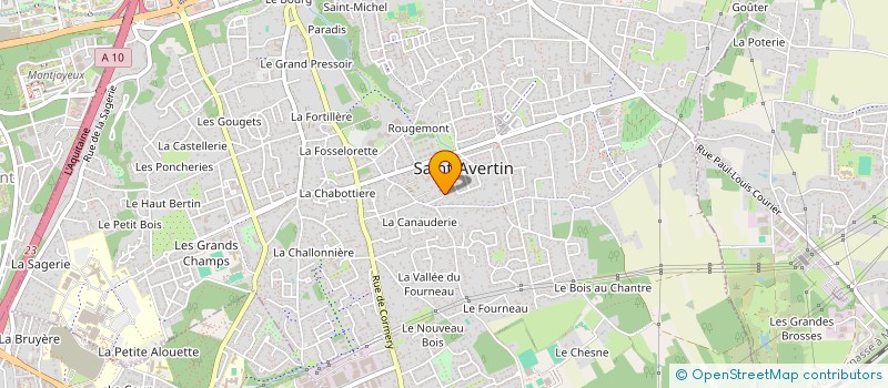 localisation de l'entreprise SCI LES HAIES VIVES  SAINT-AVERTIN