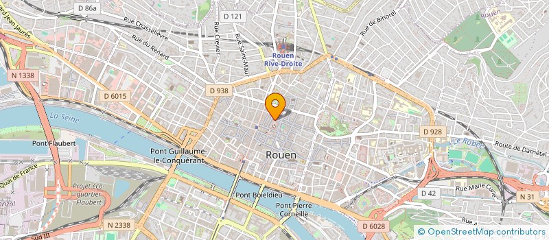 localisation de l'entreprise SCI LES HALLES à ROUEN