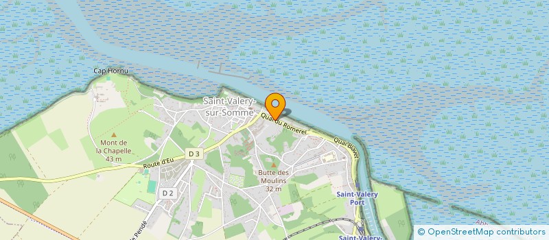 localisation de l'entreprise SCI LES HALLES  SAINT-VALERY-SUR-SOMME