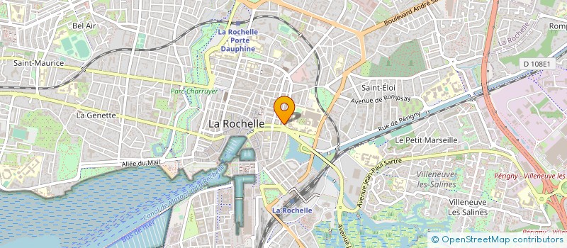 localisation de l'entreprise SCI LES HALLES à LA ROCHELLE