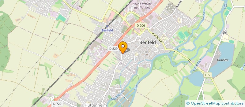 localisation de l'entreprise SCI LES HALLIERS  ROSSFELD