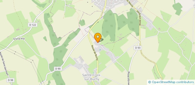 localisation de l'entreprise SCI LES HAMEAUX  SAINTE-CROIX-SUR-BUCHY