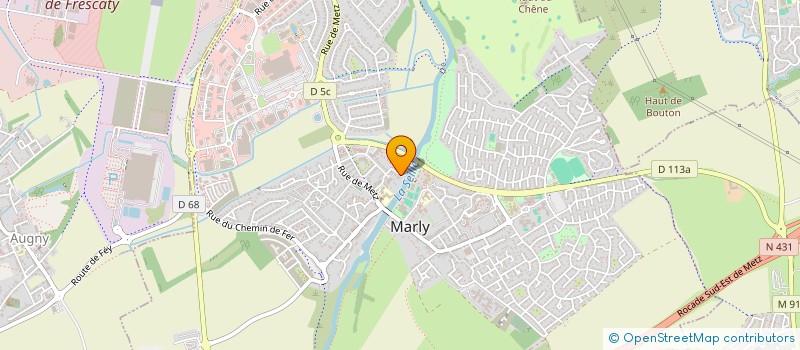 localisation de l'entreprise SCI LES HAMEAUX à MARLY