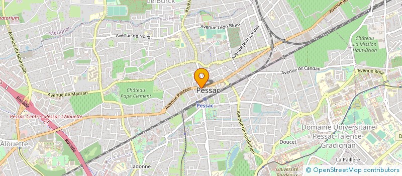 localisation de l'entreprise SCI LES HAMEAUX D'HELIOS  PESSAC