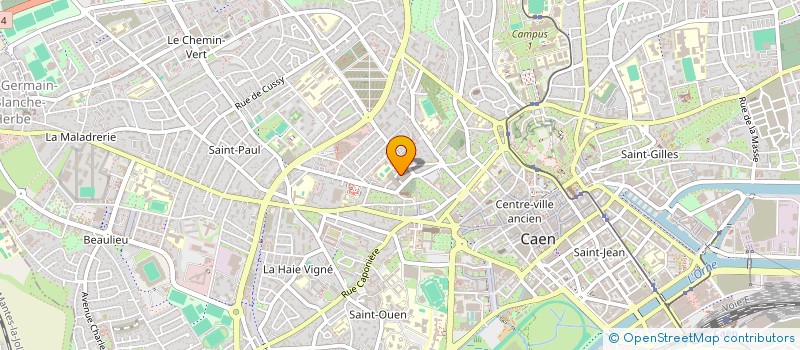 localisation de l'entreprise SCI LES HAMEAUX DE CAIRON à CAEN