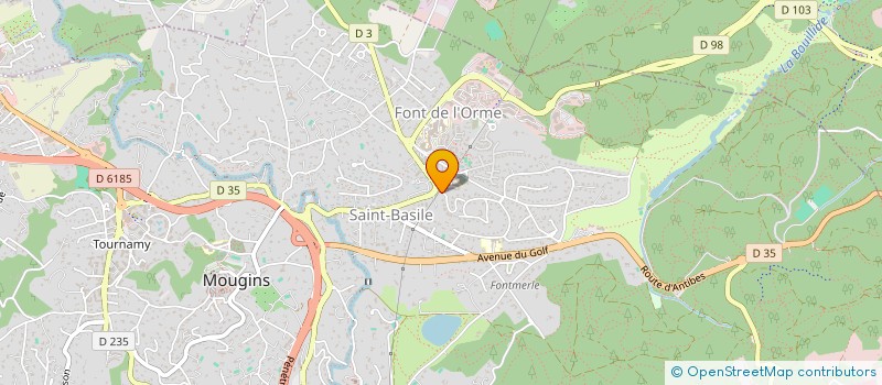 localisation de l'entreprise SCI LES HAMEAUX DE ST ETIENNE LES ORGUES à MOUGINS