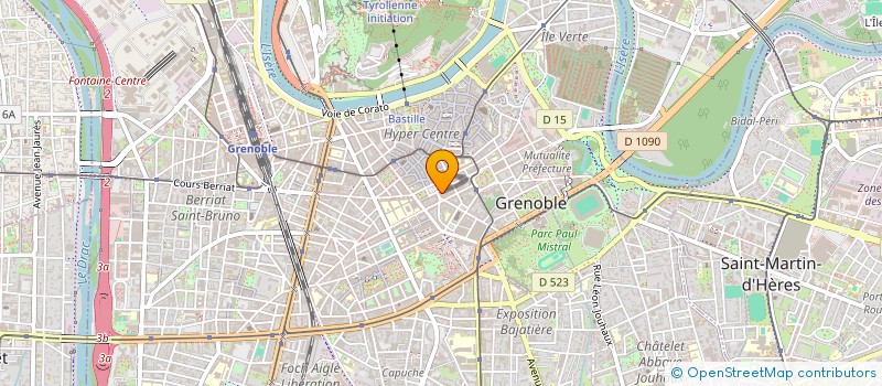 localisation de l'entreprise SCI LES HAMEAUX DU CHARLAIX  GRENOBLE