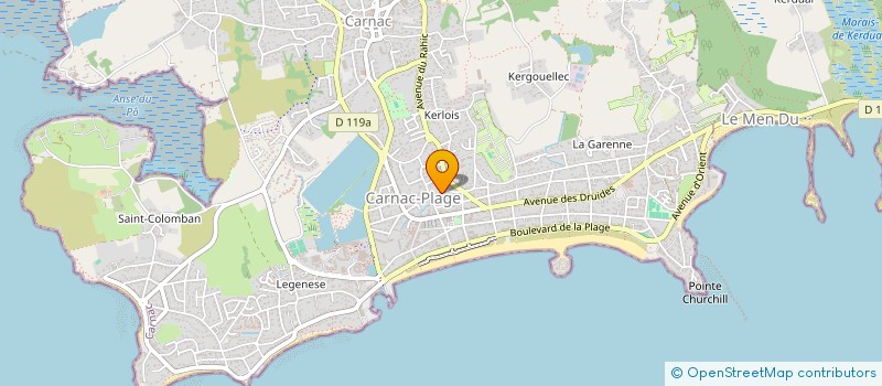 localisation de l'entreprise SCI LES HAMEAUX DU DOLMEN  PLOUHARNEL