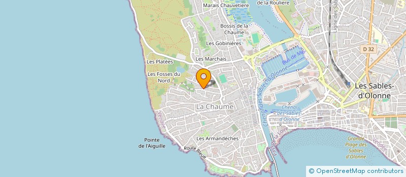 localisation de l'entreprise SCI LES HANNETONS à LES SABLES D'OLONNE