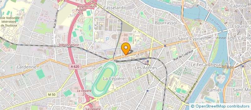 localisation de l'entreprise SCI LES HARAS à TOULOUSE