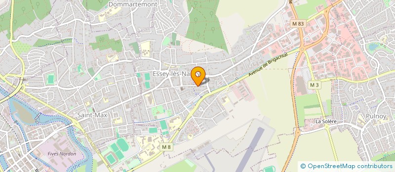 localisation de l'entreprise SCI LES HARMONIALES  ESSEY-LES-NANCY