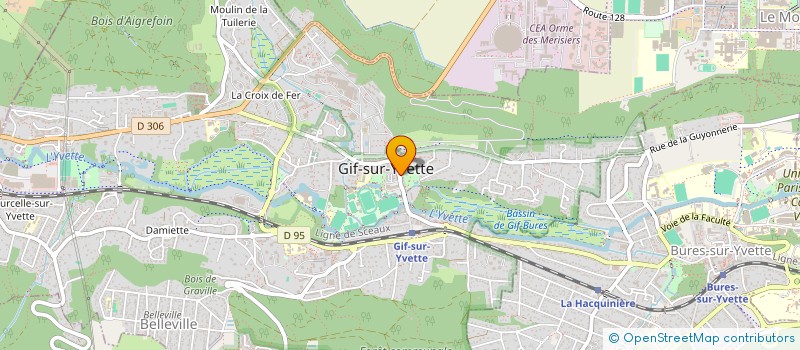localisation de l'entreprise SCI LES HARMONIALS à GIF-SUR-YVETTE