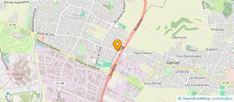 localisation de l'entreprise SCI LES HAUCHERES  PESSAC