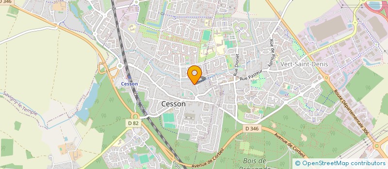 localisation de l'entreprise SCI LES HAUTES BILLES  CESSON
